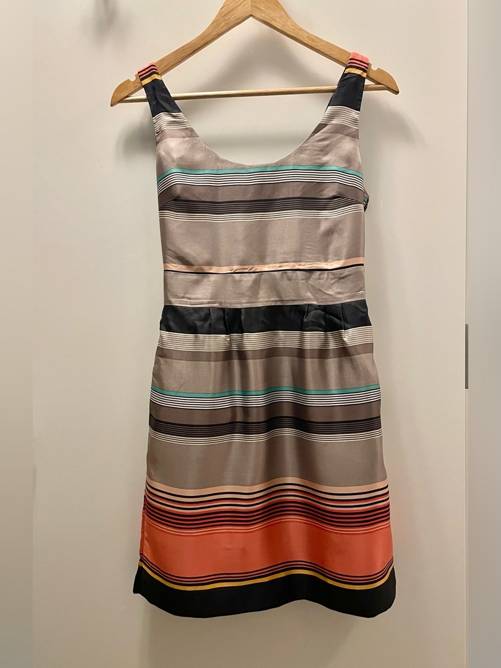 Banana Republic Silk Color Block Dress - Size 2 Petite